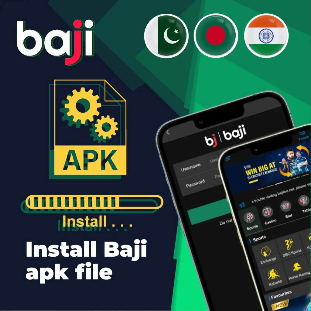 Install the Baji apk file on Android devices in order to have the application on your device