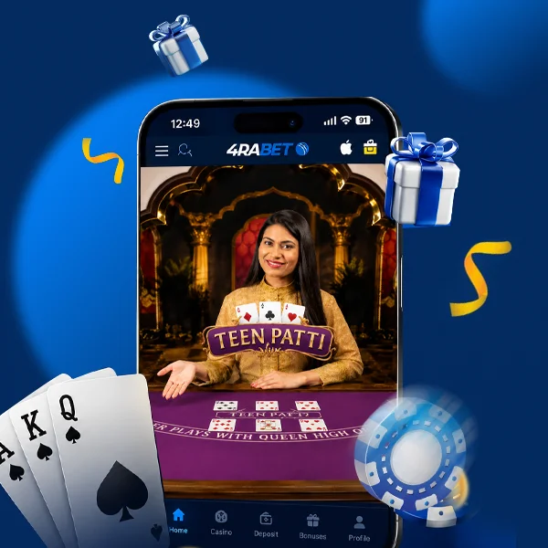 Playing Teen Patti on Mobile